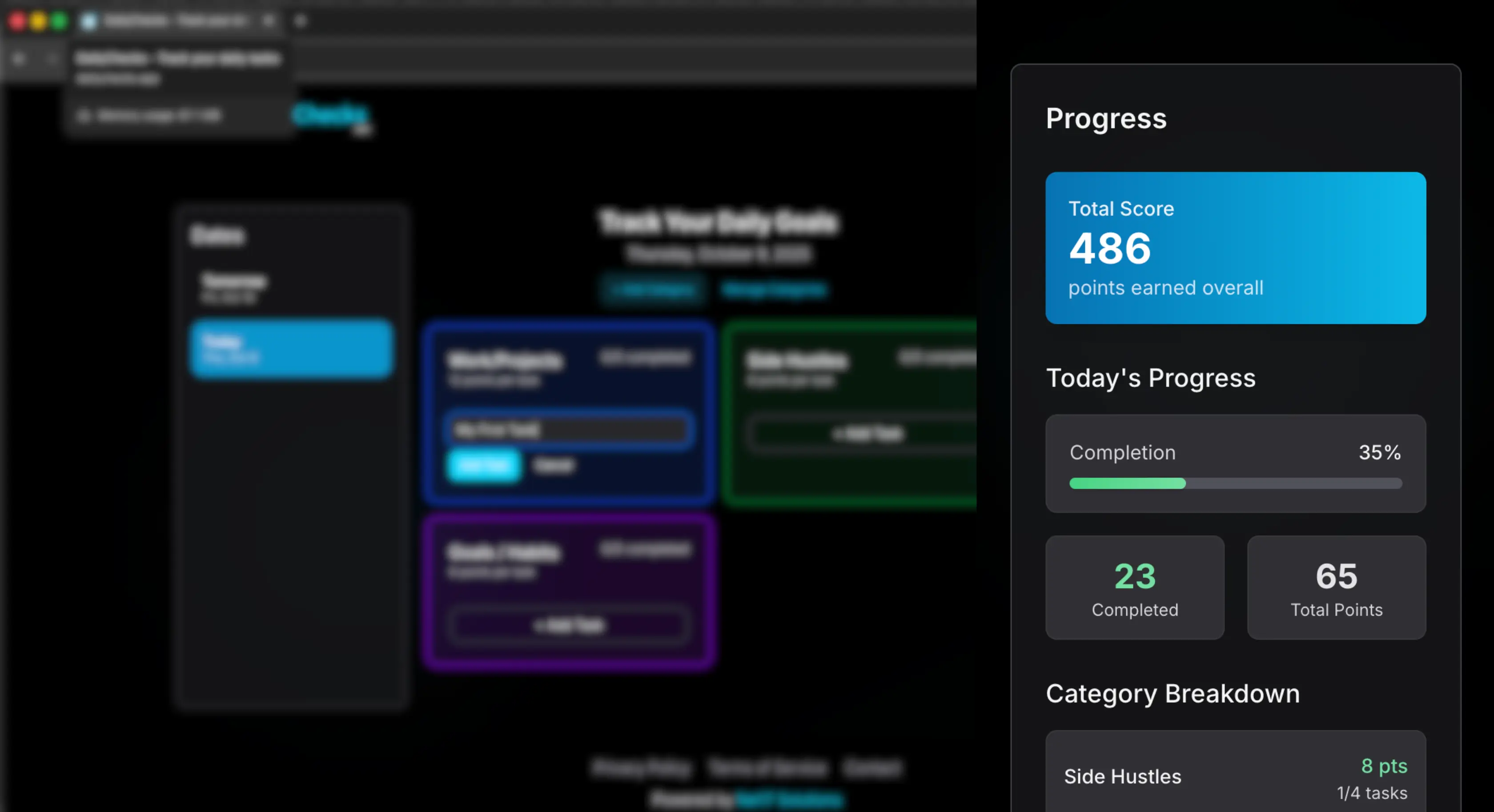 Task Completion
